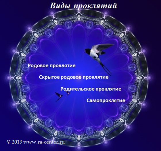 Существует несколько видов Проклятий.